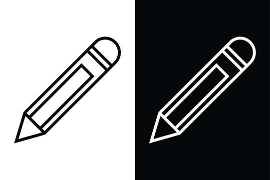 Edit icon vector on White Background ,Vector Art Illustration on white background.