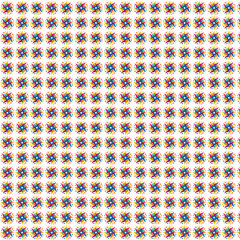 Poster - Colorful Chaos Patterns design