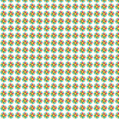Poster - Colorful Chaos Patterns design