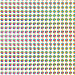 Poster - Colorful Chaos Patterns design