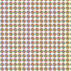 Poster - Colorful Chaos Patterns design