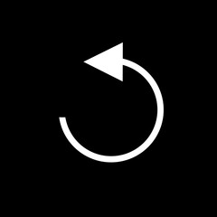 Wall Mural - replay button icon