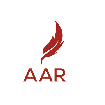 AAR  creative minimalist letter logo.