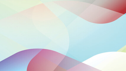 Fototapete - Abstract Pastel Color bright Background, Abstract Geometric Design with Pink, Blue, and Yellow, Colorful Geometric Shapes Background, Circular gradients flowing seamlessly. abstract rainbow background