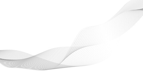 Wall Mural - geometric technology round shape black gradient curve shape isolated on white background, white and 