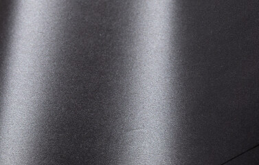 Poster - Elegant black paper texture with a pearlescent shine and sleek reflective finish. Premium designer material with a subtle wave effect, perfect for luxury backdrops and chic artistic designs..