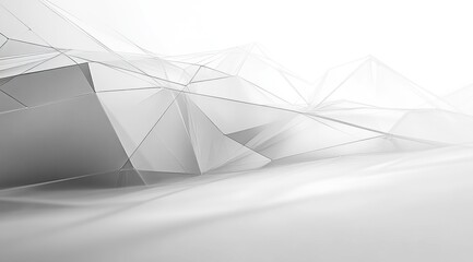 Poster - Geometric shapes and lines merge seamlessly in an abstract background that embodies modern minimalism, showcasing a unique design
