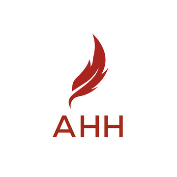  AHH creative minimalist letter logo.