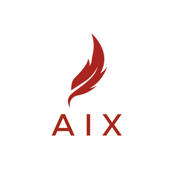  AIX creative minimalist letter logo.