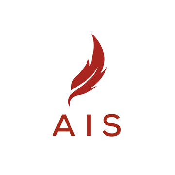  AIS creative minimalist letter logo.