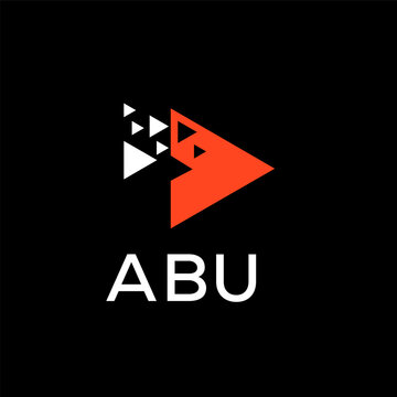  ABU creative minimalist letter logo.