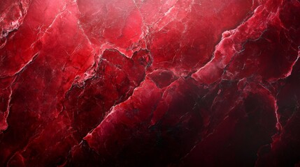 Poster - Red marble texture creating dramatic and luxurious background