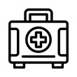 © Deione - first aid kit line icon