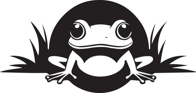 frog coloring page design