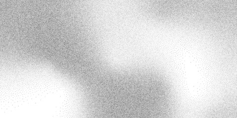 gritty pattern and abstract wave gradient with grainy overlay. monochrome background featuring noise