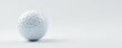 © intothestar - Single golf ball, bright white, clean background , equipment, white background