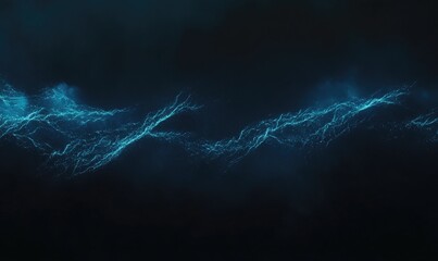 Poster - A blue line of light that is moving across the screen