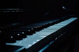 Muted tunes dark diagonal piano keys