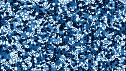 Wall Mural - Geometric Shapes Pool Ripples Background 4K Loop features ripple lines of water over geometric shapes with a refraction effect in a loop.