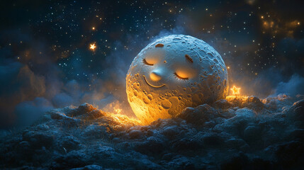 alien planet and space