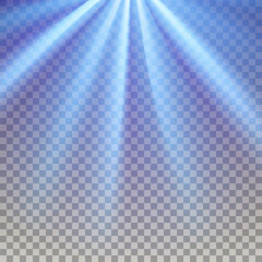 Wall Mural - glowing light burst, optical blue light effect. png vector lens glare leakage glare reflection effec