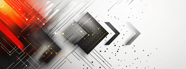 This abstract vector background features rotating arrows and an event cycle pattern on a neutral grey backdrop, offering a minimalistic yet elegant design for various applications