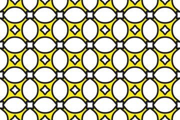 Poster - Seamless pattern. Vector abstract geometric tech background.