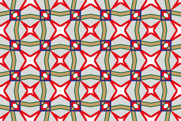 Poster - Seamless Geometric Vector Pattern. Dynamic tech wallpaper in minimalist style