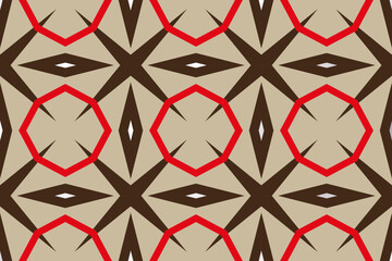 Poster - Seamless Geometric Vector Pattern. Dynamic tech wallpaper in minimalist style
