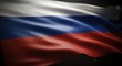 © IbragimovN - Textured russian flag waving on dark background