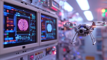 Mind Controlled Drone   Brainwave Tech  Futuristic Neurotech Device