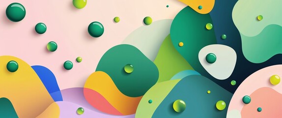 Poster - peridot pattern on colorful plain background digital abstract art work illustration design