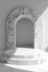 Poster - Marble archway podium