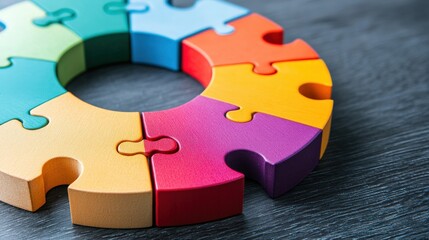 Poster - A creative infographic of safety statistics displayed as puzzle pieces