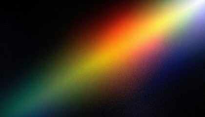 Poster - soft vintage prism light leak with retro grain texture, abstract film glow gradient for dreamy photography and graphic design

