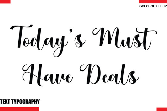 Today’s Must-Have Deals Stylish Modern Calligraphy Text Lettering