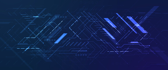 Leinwandbilder - futuristic technology abstract background. Abstract futuristic curve digital line design.Modern futuristic design.Digital landscape pattern technology.Vector illustration.