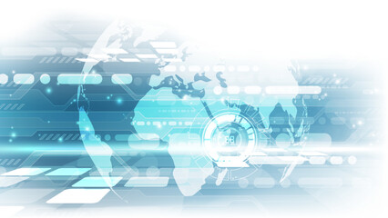 Poster - abstract future technology concept background. vector illustration for your graphic design.