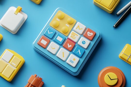 A sleek and simple solid-style icon collection designed for action planning.