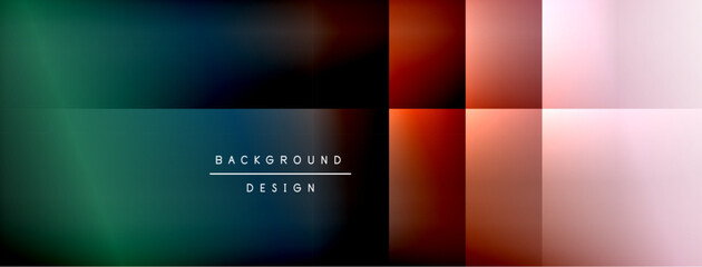 Aufkleber - Dynamic shadow lines with gradient colors geometric background