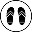© Srxtreme - Vector Design Flip Flops Icon Style