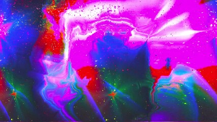 Poster - Bad signal, noise. Computer generated 3d render