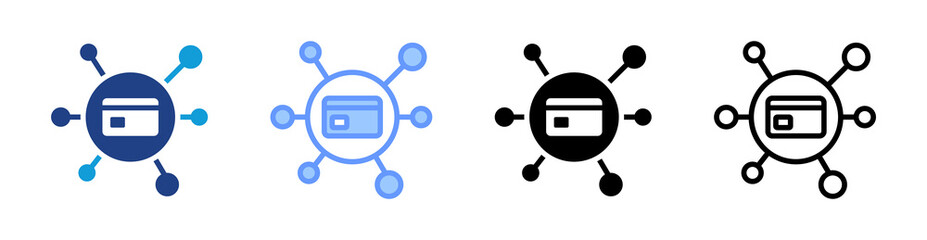 Poster - Middleware icon set multiple style collection