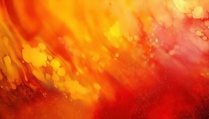 Leinwandbilder - fiery abstract gradient with warm red and orange hues, fluid texture, and golden light bursts, ideal for background and digital art