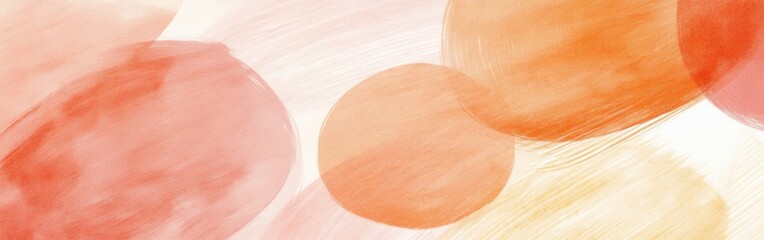 Poster - Gradient circle blending with smooth pencil strokes in soft hues evokes tranquility and artistic expression