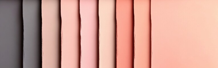 Poster - Elegant gradient fill showcasing a transition from muted tones to soft peach hues in a harmonious arrangement
