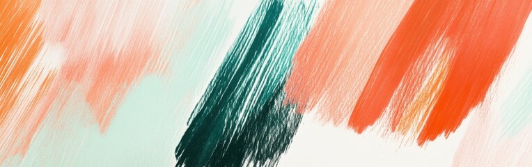 Poster - Abstract pencil strokes create dynamic forms with blurred edges in vibrant colors showcasing artistic expression in modern design