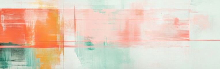 Poster - Abstract pencil strokes composition showcasing vibrant colors and dynamic textures in a contemporary style