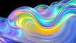 © Zeinab - Abstract colorful wave design with glowing curves and vibrant patterns