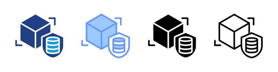 Poster - Spatial Data Quality icon set multiple style collection
